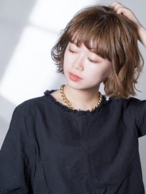 Garelly ショートボブ 西宮市甲子園口の美容室 Hair Make Chainon シェノン